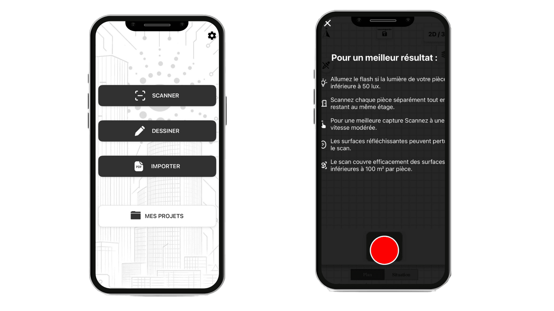 Scanning a room to create a floor plan with an iPhone